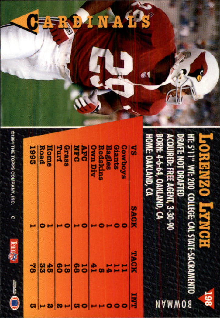 A6919- 1994 Bowman Football Card #s 1-249 +Rookies -You Pick- 15+ FREE US SHIP - Picture 369 of 465