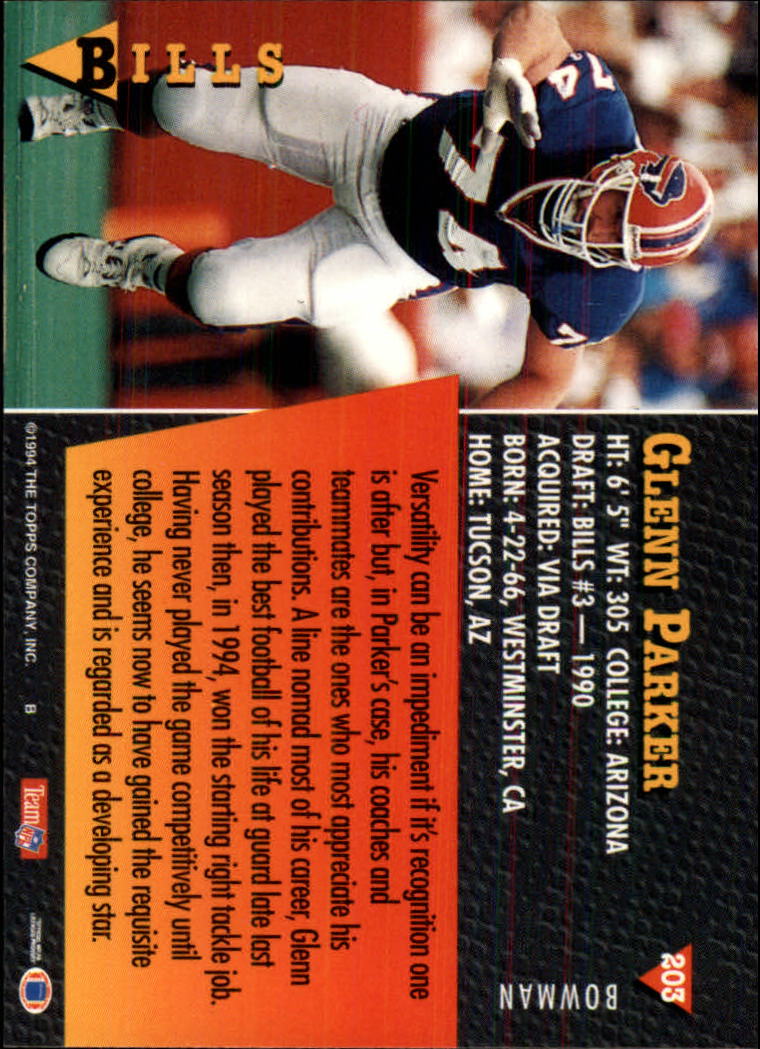 A6919- 1994 Bowman Football Card #s 1-249 +Rookies -You Pick- 15+ FREE US SHIP - Picture 377 of 465