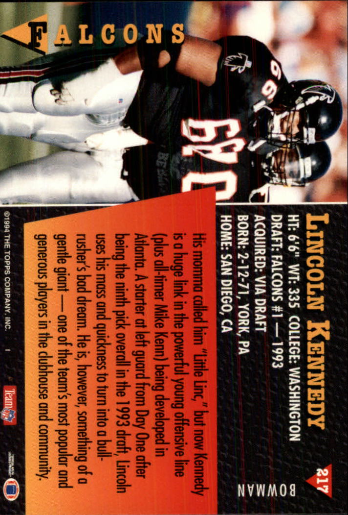 A6919- 1994 Bowman Football Card #s 1-249 +Rookies -You Pick- 15+ FREE US SHIP - Picture 405 of 465