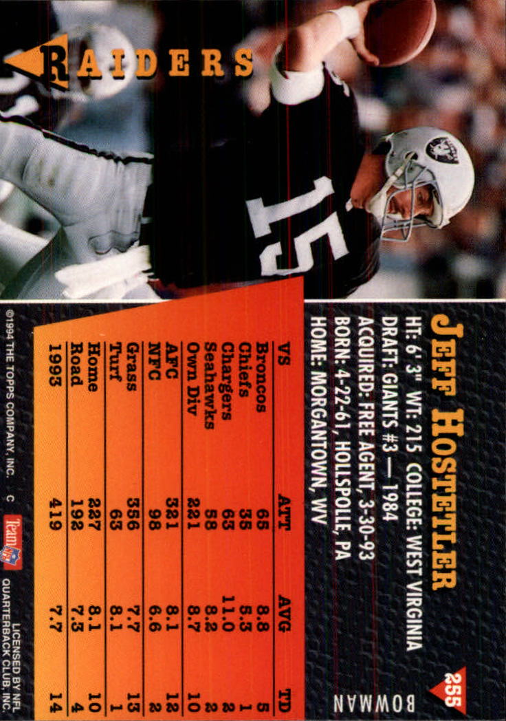 A6919- 1994 Bowman Football Cards 250-390 +Rookies -You Pick- 15+ FREE US SHIP - Picture 13 of 279