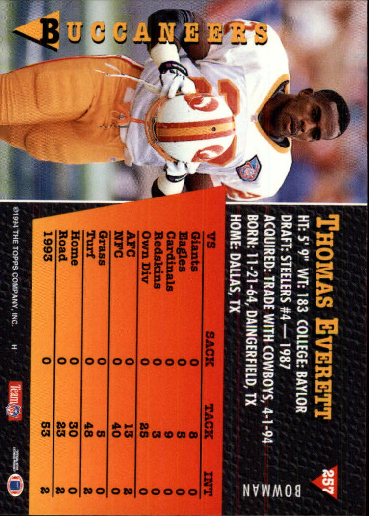 A6919- 1994 Bowman Football Cards 250-390 +Rookies -You Pick- 15+ FREE US SHIP - Picture 17 of 279