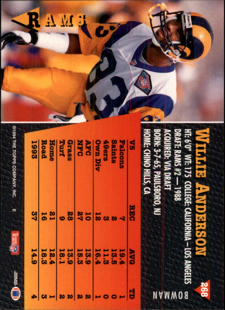A6919- 1994 Bowman Football Cards 250-390 +Rookies -You Pick- 15+ FREE US SHIP - Picture 37 of 279