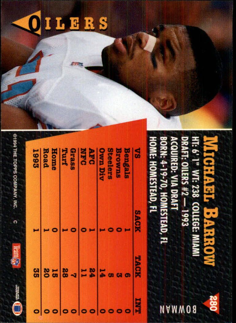 A6919- 1994 Bowman Football Cards 250-390 +Rookies -You Pick- 15+ FREE US SHIP - Picture 61 of 279