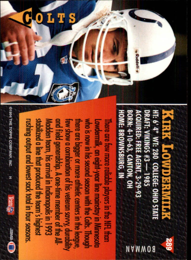 A6919- 1994 Bowman Football Cards 250-390 +Rookies -You Pick- 15+ FREE US SHIP - Picture 79 of 279