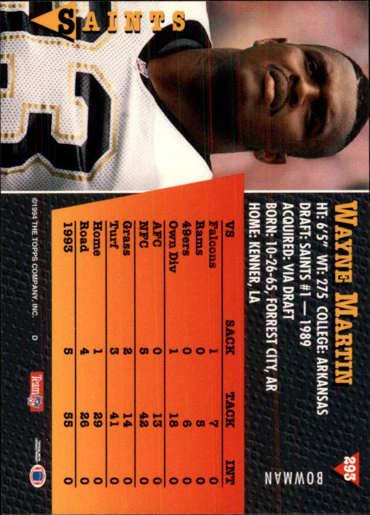 A6919- 1994 Bowman Football Cards 250-390 +Rookies -You Pick- 15+ FREE US SHIP - Picture 87 of 279