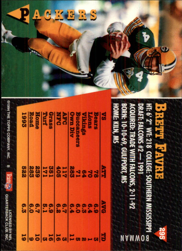 A6919- 1994 Bowman Football Cards 250-390 +Rookies -You Pick- 15+ FREE US SHIP - Picture 91 of 279