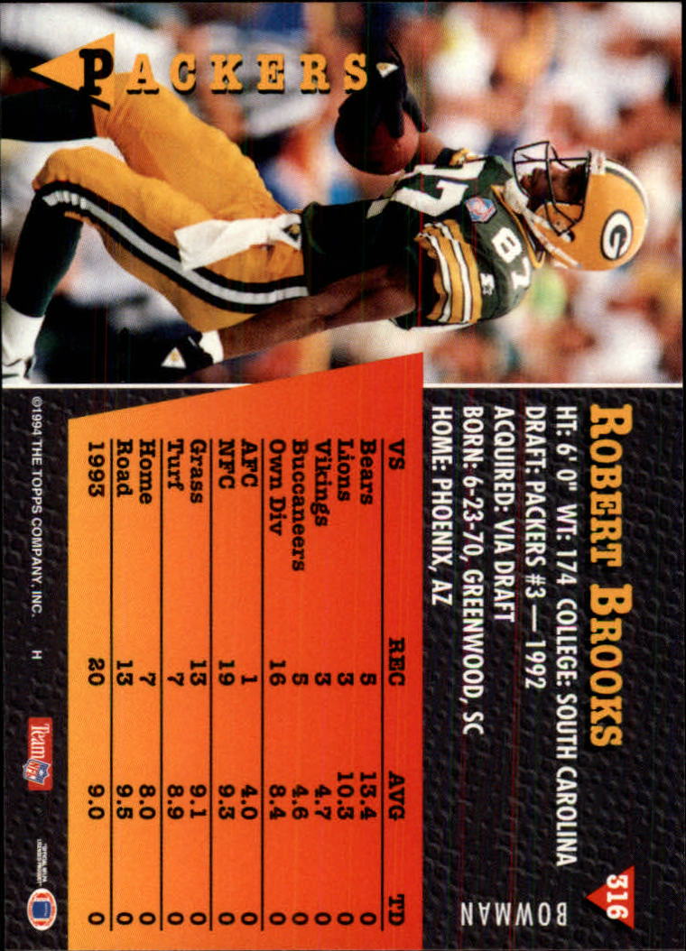 A6919- 1994 Bowman Football Cards 250-390 +Rookies -You Pick- 15+ FREE US SHIP - Picture 131 of 279