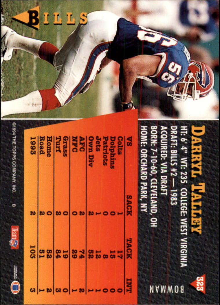 A6919- 1994 Bowman Football Cards 250-390 +Rookies -You Pick- 15+ FREE US SHIP - Picture 145 of 279
