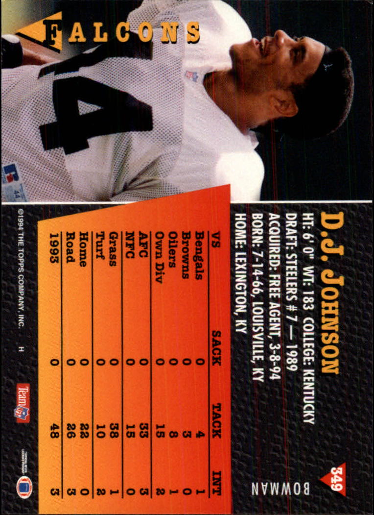 A6919- 1994 Bowman Football Cards 250-390 +Rookies -You Pick- 15+ FREE US SHIP - Picture 197 of 279
