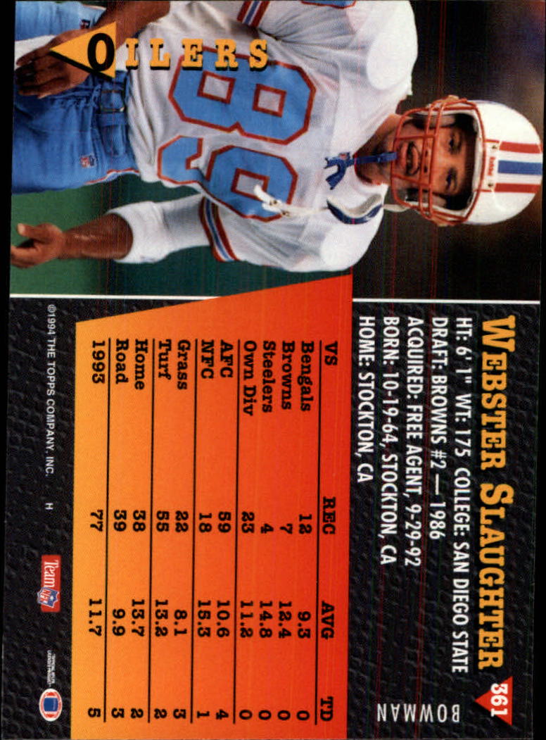 A6919- 1994 Bowman Football Cards 250-390 +Rookies -You Pick- 15+ FREE US SHIP - Picture 219 of 279
