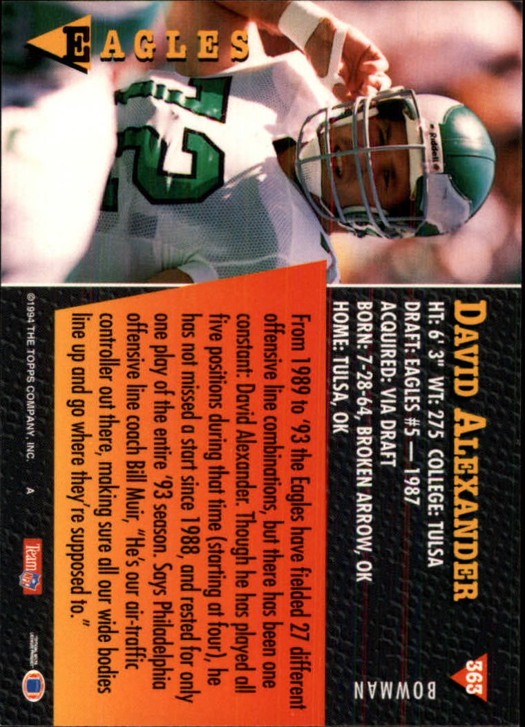 A6919- 1994 Bowman Football Cards 250-390 +Rookies -You Pick- 15+ FREE US SHIP - Picture 223 of 279