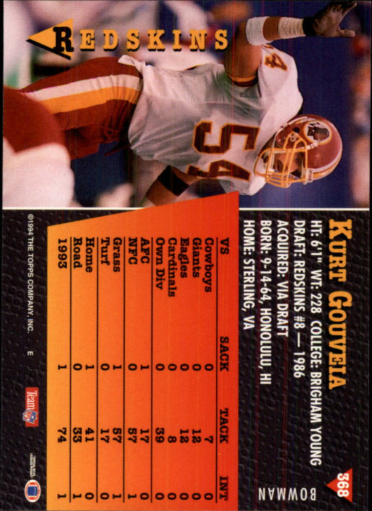 A6919- 1994 Bowman Football Cards 250-390 +Rookies -You Pick- 15+ FREE US SHIP - Picture 231 of 279