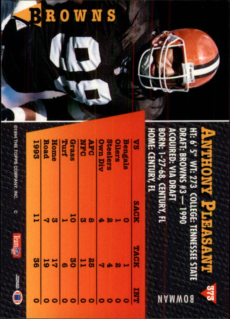 A6919- 1994 Bowman Football Cards 250-390 +Rookies -You Pick- 15+ FREE US SHIP - Picture 245 of 279