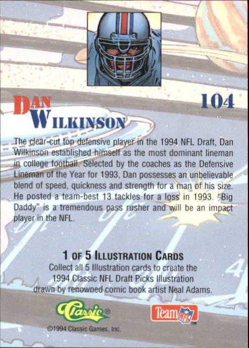 1994 Classic Draft Football "Gold" Parallel Cards - Picture 175 of 177