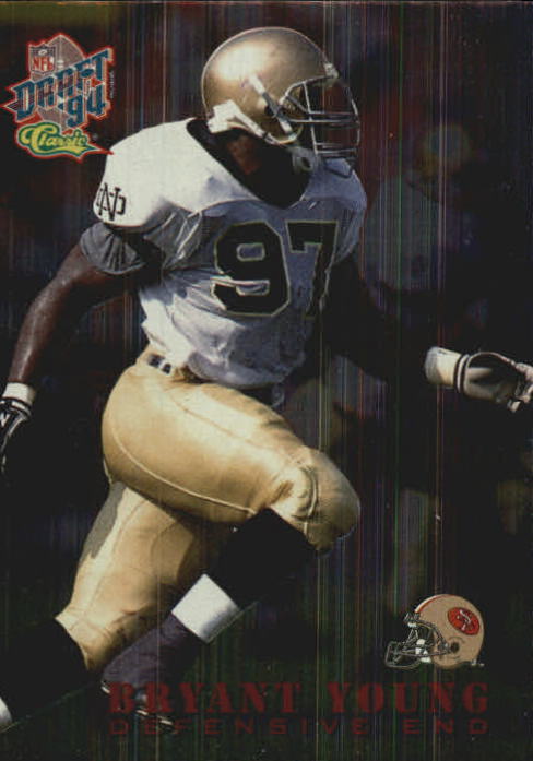 BRYANT YOUNG 94 san francisco 49ers Fleer Ultra 1st First Rounders