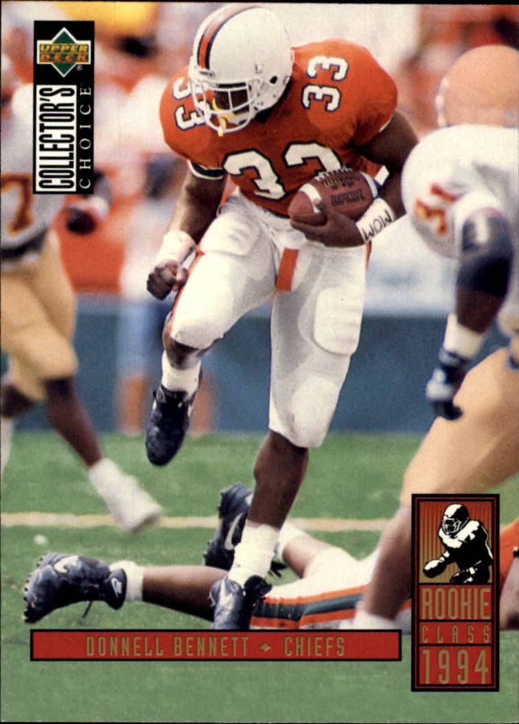 1994 Collector's Choice #20 Donnell Bennett RC