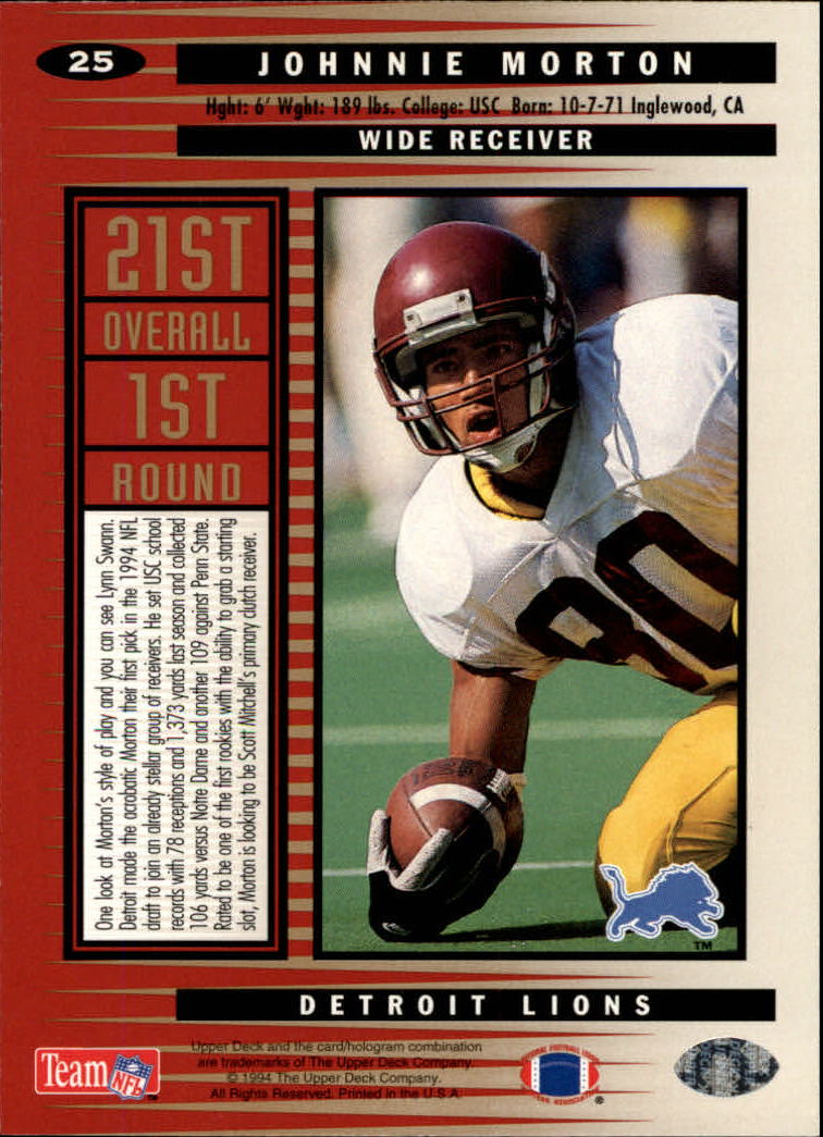 1994 Collector's Choice Football "Main Set" Cards #1 to #200 Rookies and Vets - Picture 51 of 399