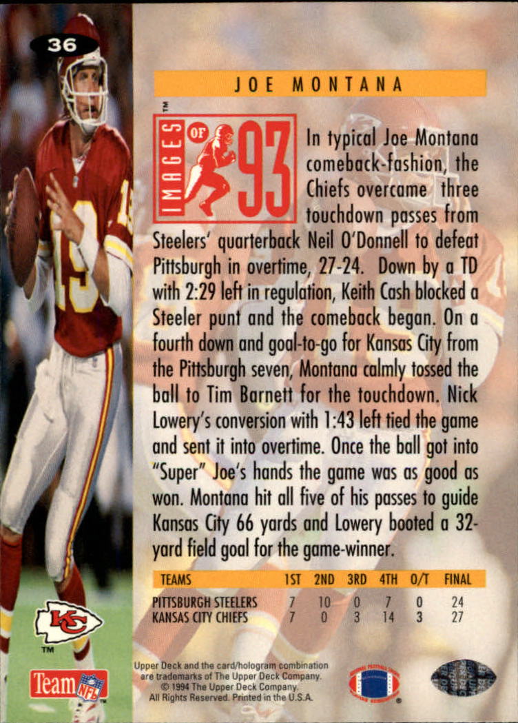 1994 Collector's Choice Football "Main Set" Cards #1 to #200 Rookies and Vets - Picture 73 of 399