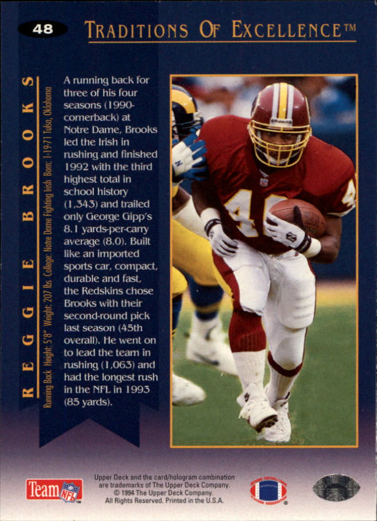 1994 Collector's Choice Football "Main Set" Cards #1 to #200 Rookies and Vets - Picture 97 of 399