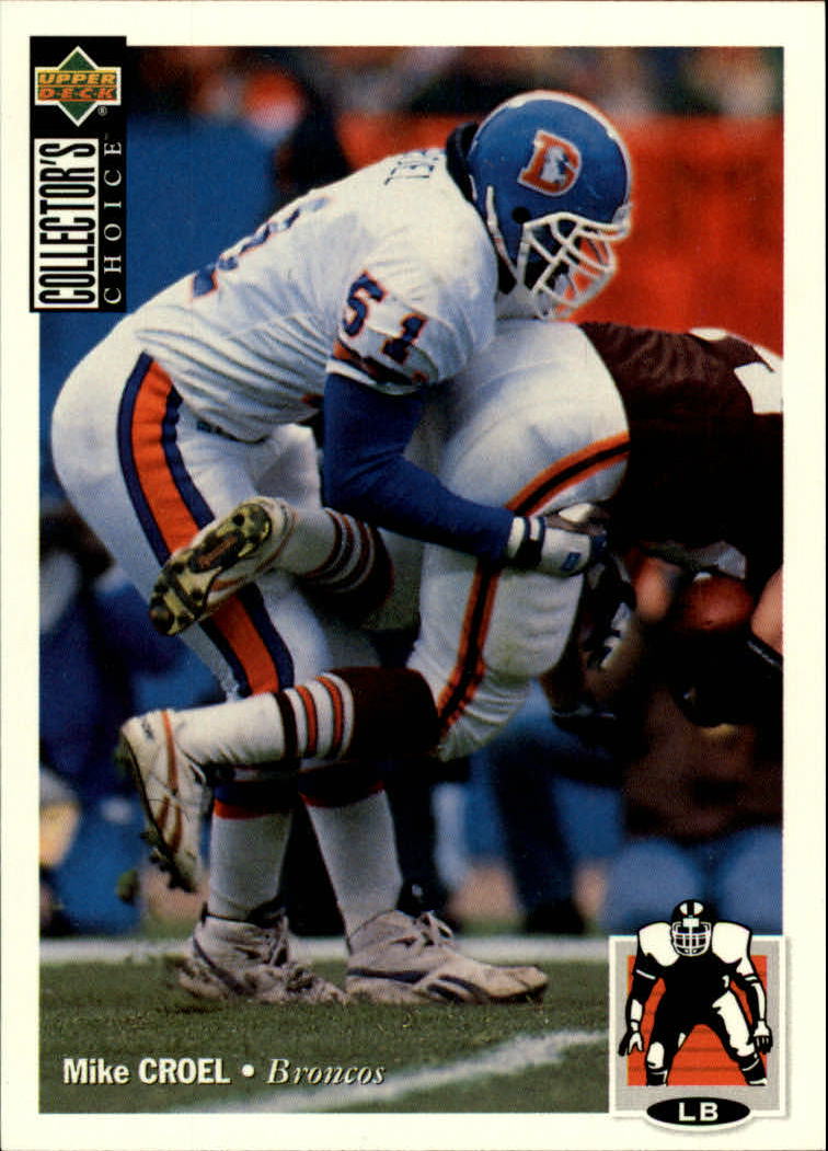 : 1991 Pinnacle Football #292 Mike Croel RC Rookie Card