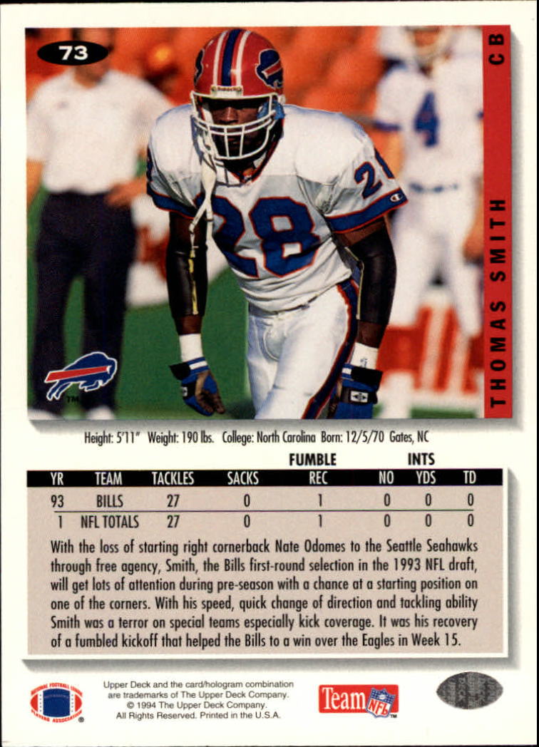 1994 Collector's Choice Football "Main Set" Cards #1 to #200 Rookies and Vets - Picture 145 of 399