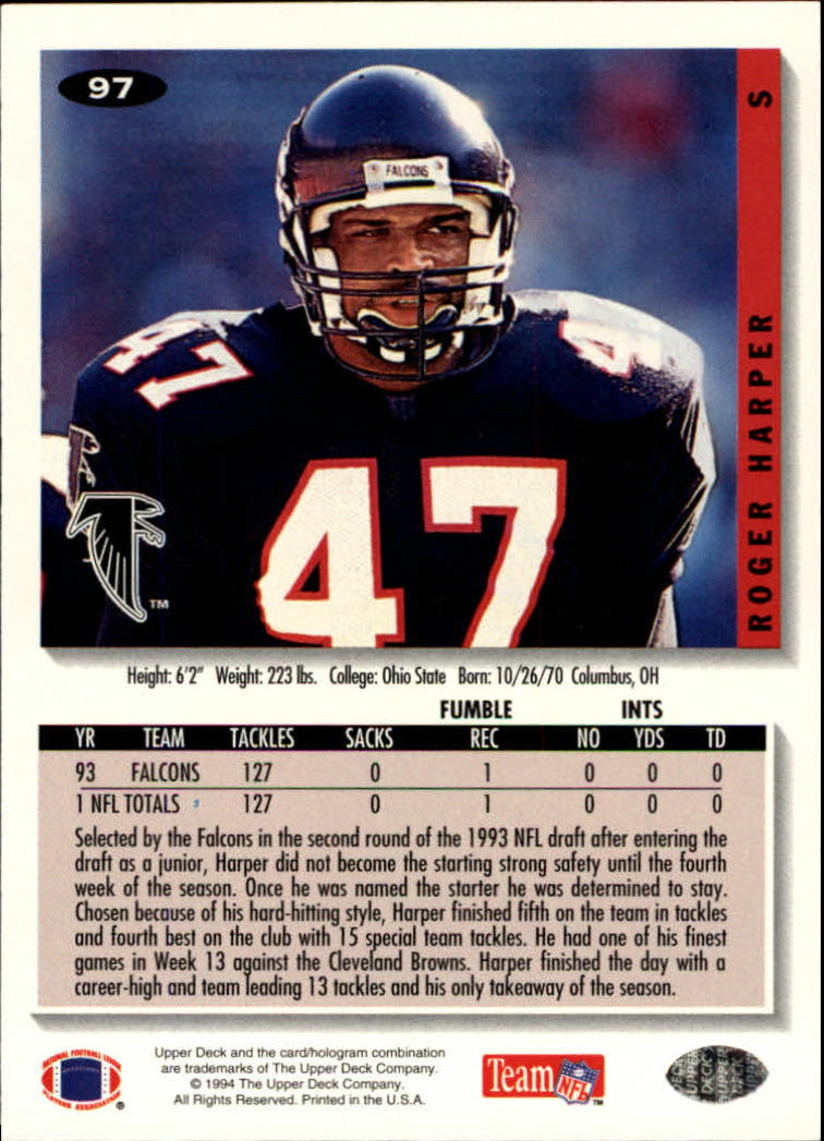 1994 Collector's Choice Football "Main Set" Cards #1 to #200 Rookies and Vets - Picture 193 of 399