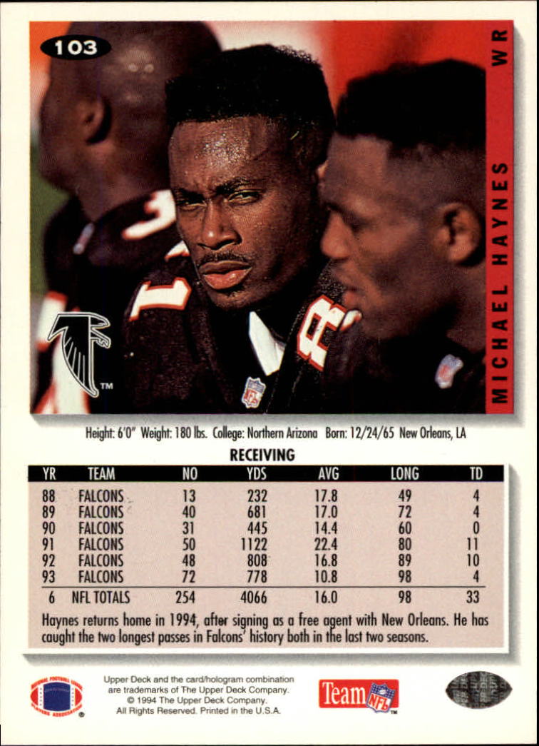 1994 Collector's Choice Football "Main Set" Cards #1 to #200 Rookies and Vets - Picture 205 of 399