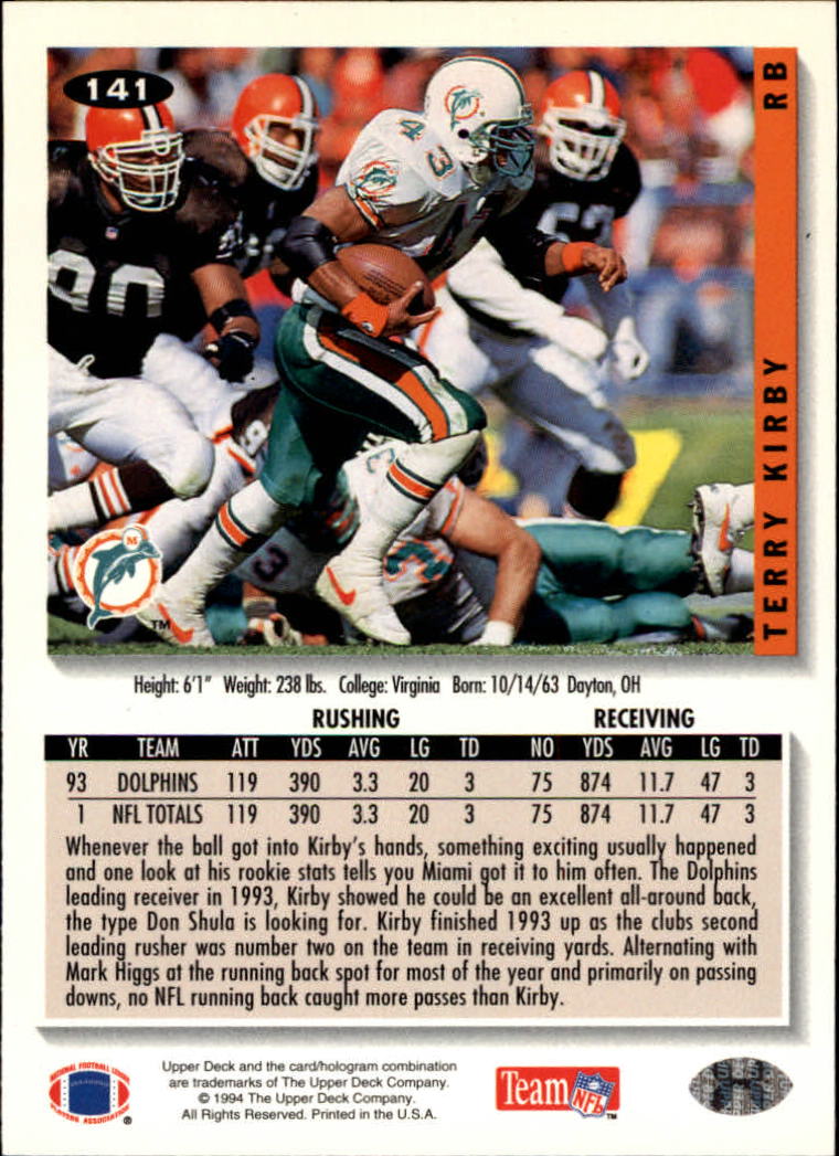 1994 Collector's Choice Football "Main Set" Cards #1 to #200 Rookies and Vets - Picture 281 of 399