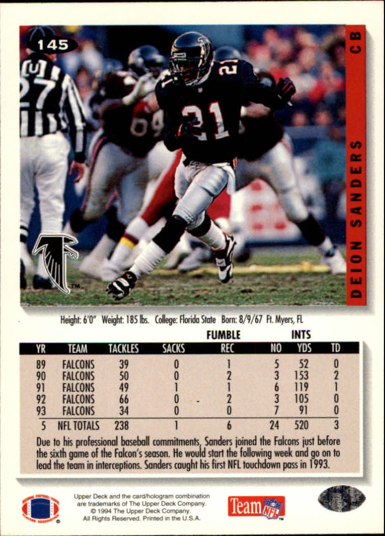 1994 Collector's Choice Football "Main Set" Cards #1 to #200 Rookies and Vets - Picture 289 of 399