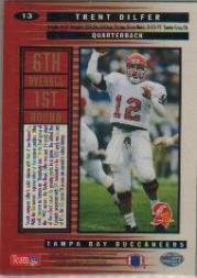 1994 Collector's Choice Silver #13 Trent Dilfer back image