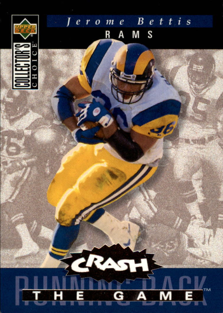 1994 Collector's Choice Crash the Game Bronze Redemption #C18 Jerome Bettis