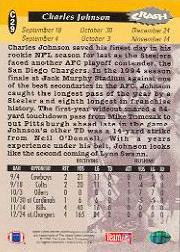 1994 Collector's Choice Crash the Game Silver Redemption #C29 Charles Johnson back image