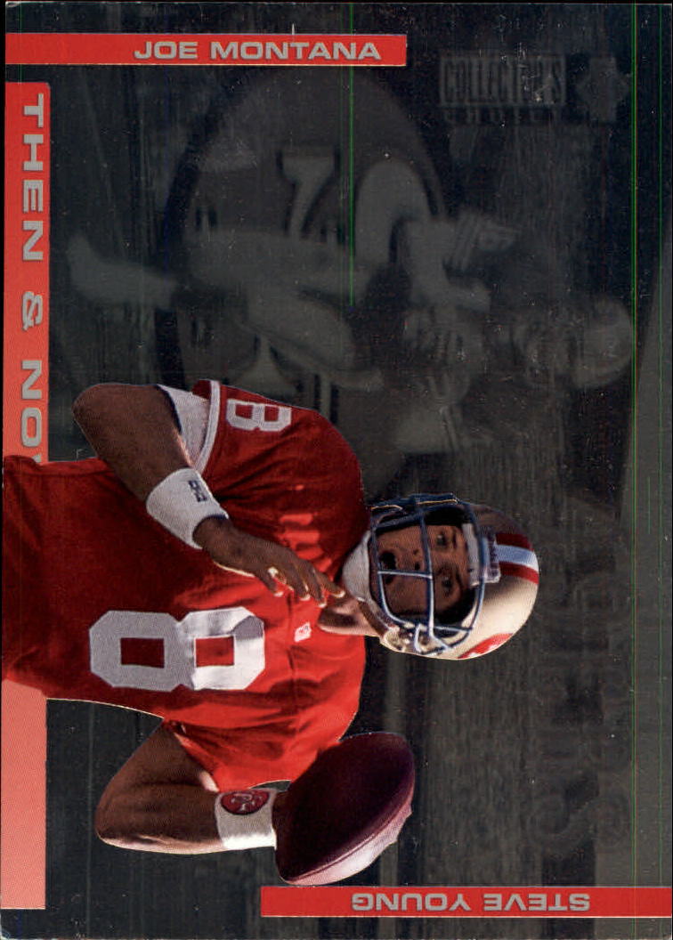 1994 Collector's Choice Then and Now #4 Steve Young/Joe Montana
