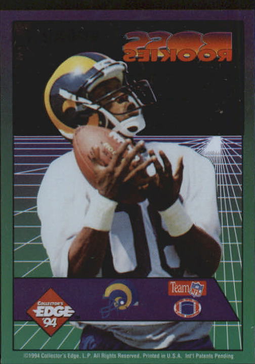 1994 Collector's Edge Boss Rookies #1 Isaac Bruce back image