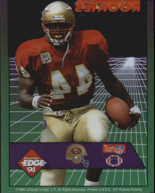 1994 Collector's Edge Boss Rookies #6 William Floyd back image