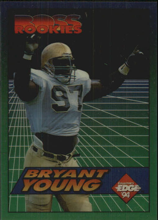 BRYANT YOUNG 94 san francisco 49ers Fleer Ultra 1st First Rounders