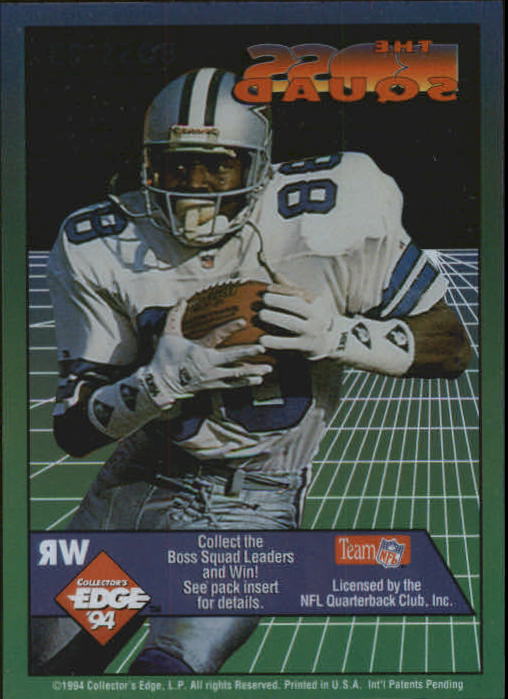 1994 Collector's Edge Boss Squad #23 Michael Irvin back image