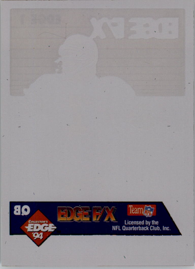 1994 Collector's Edge FX Silver Backs #1 John Elway back image
