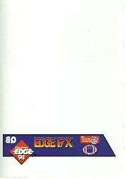 1994 Collector's Edge FX Silver Backs #2 Joe Montana back image