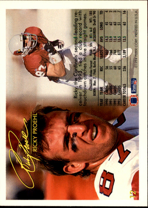 1994 Fleer Football Card #s 1-240 +Rookies (A2272) - You Pick - 15+ FREE SHIP - Picture 25 of 429
