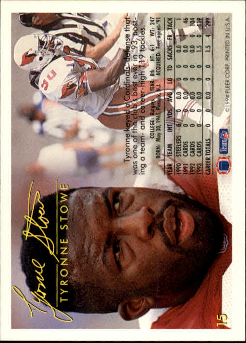1994 Fleer Football Card #s 1-240 +Rookies (A2272) - You Pick - 15+ FREE SHIP - Picture 31 of 429