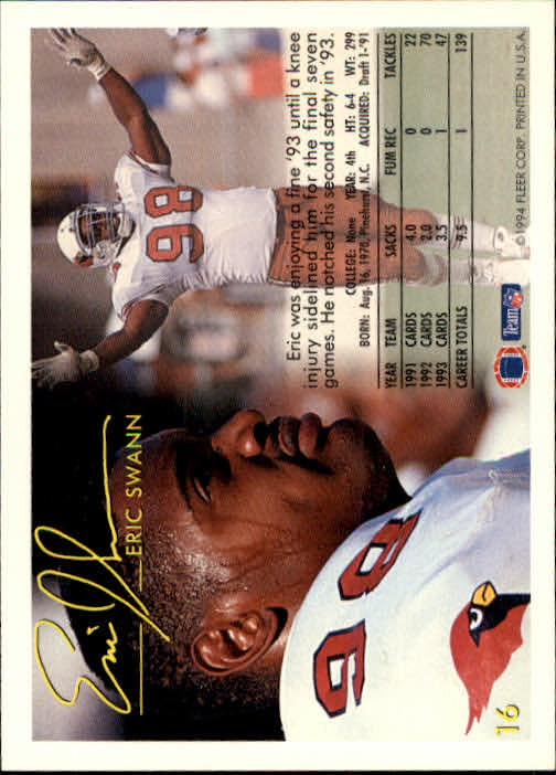 1994 Fleer Football Card #s 1-240 +Rookies (A2272) - You Pick - 15+ FREE SHIP - Picture 33 of 429
