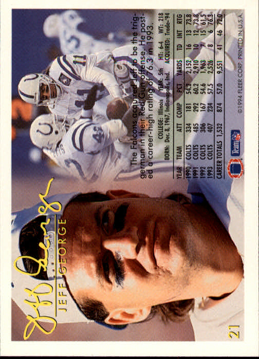 1994 Fleer Football Card #s 1-240 +Rookies (A2272) - You Pick - 15+ FREE SHIP - Picture 43 of 429