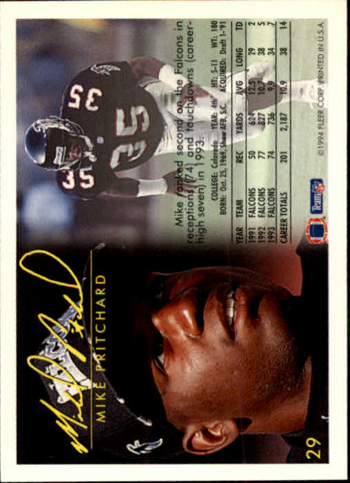 1994 Fleer Football Card #s 1-240 +Rookies (A2272) - You Pick - 15+ FREE SHIP - Picture 59 of 429