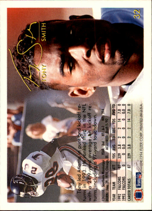 1994 Fleer Football Card #s 1-240 +Rookies (A2272) - You Pick - 15+ FREE SHIP - Picture 65 of 429
