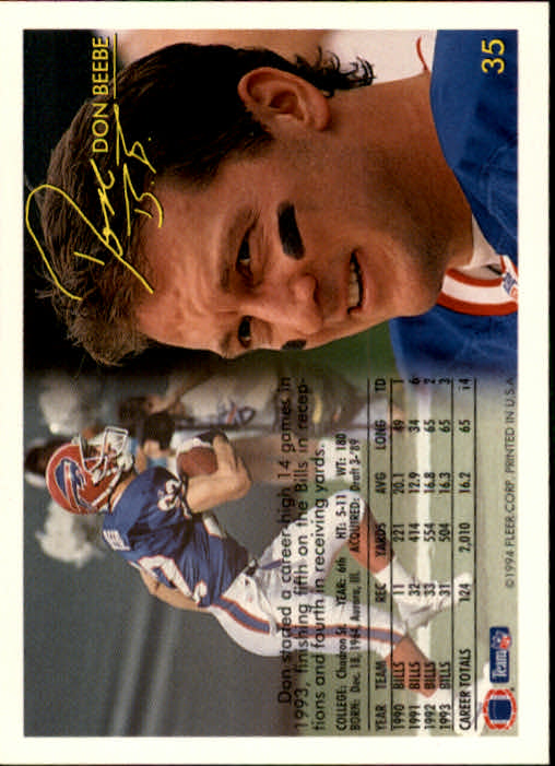 1994 Fleer Football Card #s 1-240 +Rookies (A2272) - You Pick - 15+ FREE SHIP - Picture 71 of 429