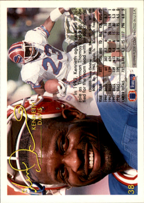 1994 Fleer Football Card #s 1-240 +Rookies (A2272) - You Pick - 15+ FREE SHIP - Picture 77 of 429
