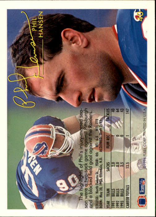 1994 Fleer Football Card #s 1-240 +Rookies (A2272) - You Pick - 15+ FREE SHIP - Picture 81 of 429