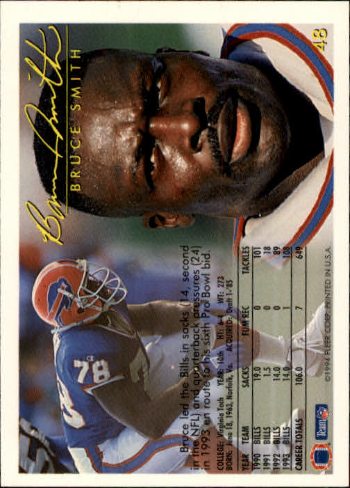 1994 Fleer Football Card #s 1-240 +Rookies (A2272) - You Pick - 15+ FREE SHIP - Picture 95 of 429