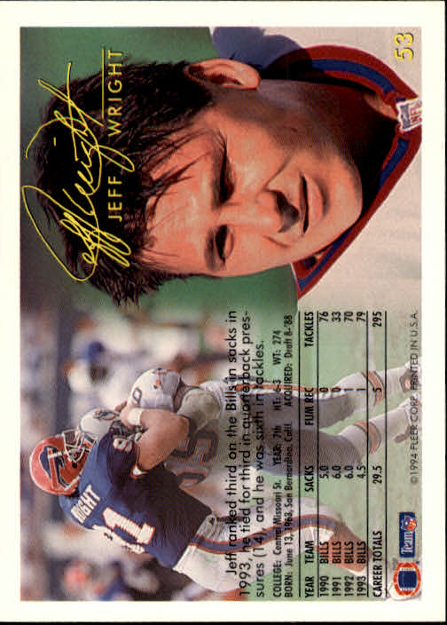 1994 Fleer Football Card #s 1-240 +Rookies (A2272) - You Pick - 15+ FREE SHIP - Picture 103 of 429